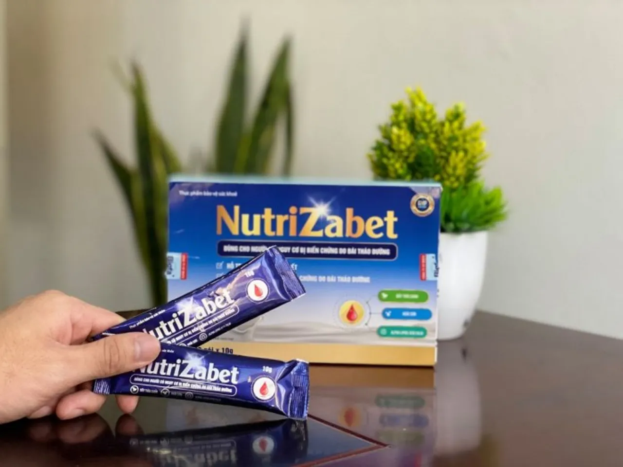 Nutrizabet – Sữa Hạt Dinh Dưỡng Dành Cho Người Tiểu Đường – Hộp 30 Gói 1